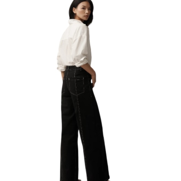 Maeve The Delaney Clean-Seamed High-Rise Wide-Leg Jeans (32waist) - Picture 5 of 5